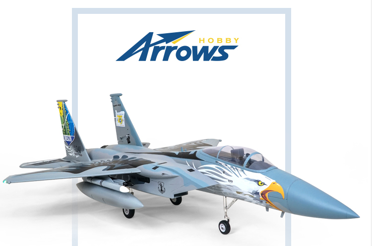 Arrows Hobby F-15 Eagle twin 64mm PNP  RC Airplane