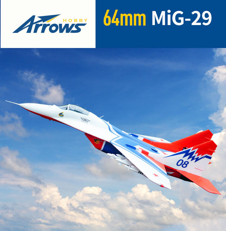 Arrows Hobby MiG-29 64mm EDF PNP  RC Airplane