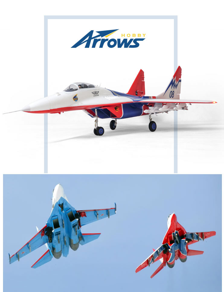 Arrows Hobby MiG-29 64mm EDF PNP  RC Airplane