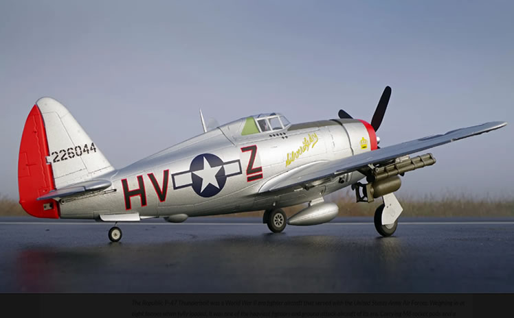 Arrows Hobby P-47 Thunderbolt 980mm PNP RC Airplane