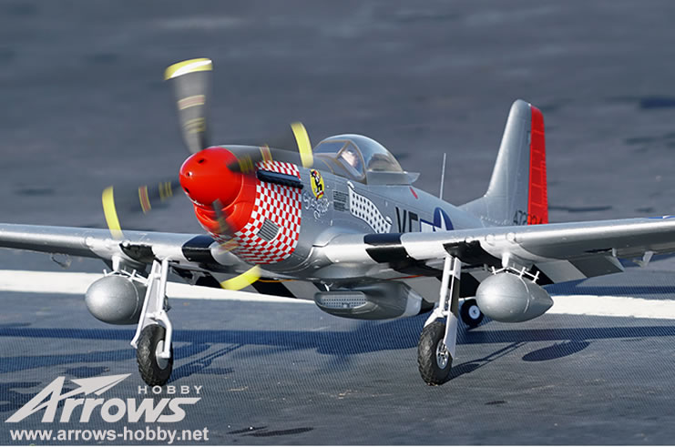 Arrows Hobby P-51 Mustang 1100mm PNP RC Airplane