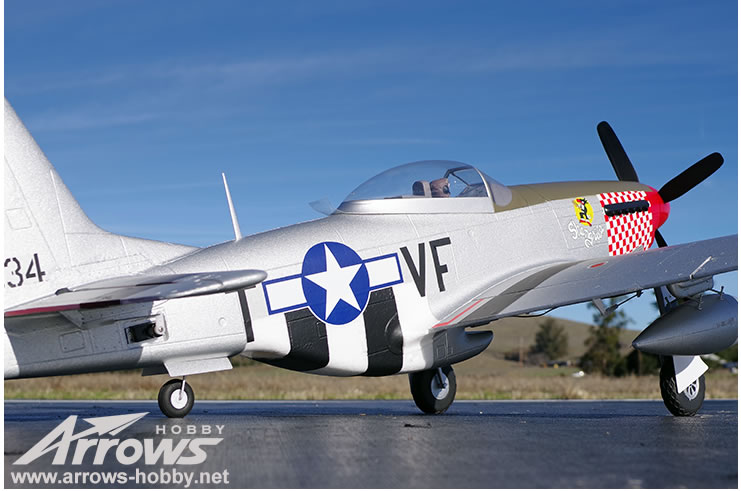 Arrows Hobby P-51 Mustang 1100mm PNP RC Airplane