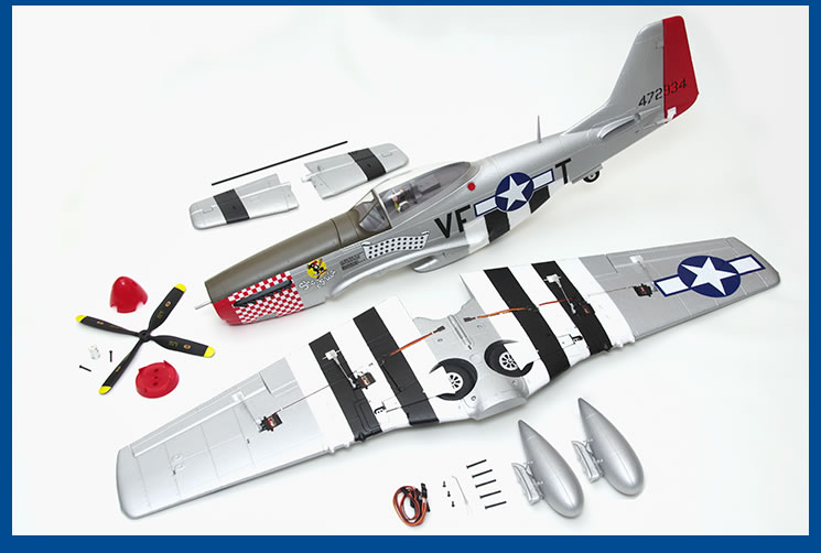 Arrows Hobby P-51 Mustang 1100mm PNP RC Airplane