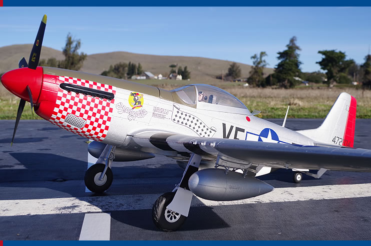 Arrows Hobby P-51 Mustang 1100mm PNP RC Airplane