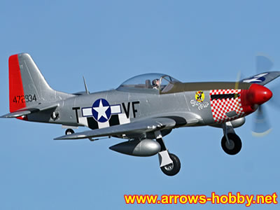 Arrows Hobby P-51 Mustang 1100mm PNP RC Airplane