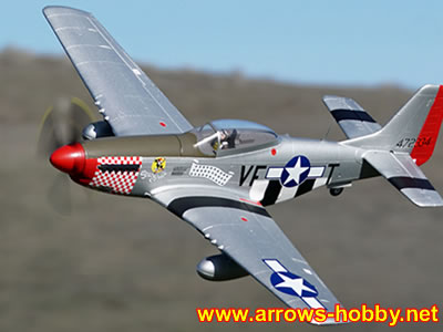 Arrows Hobby P-51 Mustang 1100mm PNP RC Airplane